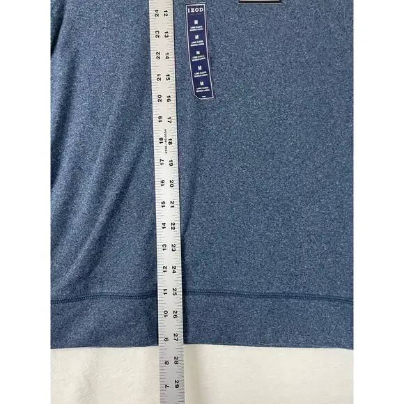 Izod mens quarter zip pullover sweater size medium 0652 - Picture 8 of 8